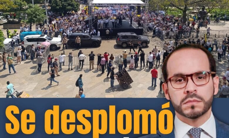 ​¿Se desinfló 'El Tigre'? El estruendoso fracaso de Abelardo de la Espriella en la plaza pública de Medellín
