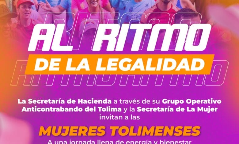 “Al Ritmo de la Legalidad”: jornada para celebrar a las mujeres tolimenses